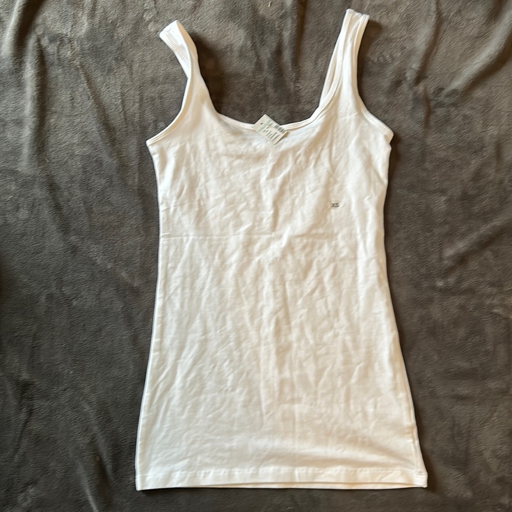 White tank top